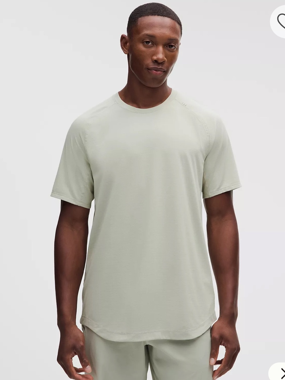 Lululemon Mint Green Men's Crewneck T-Shirt - Casual Essential. Workout. Gym. S